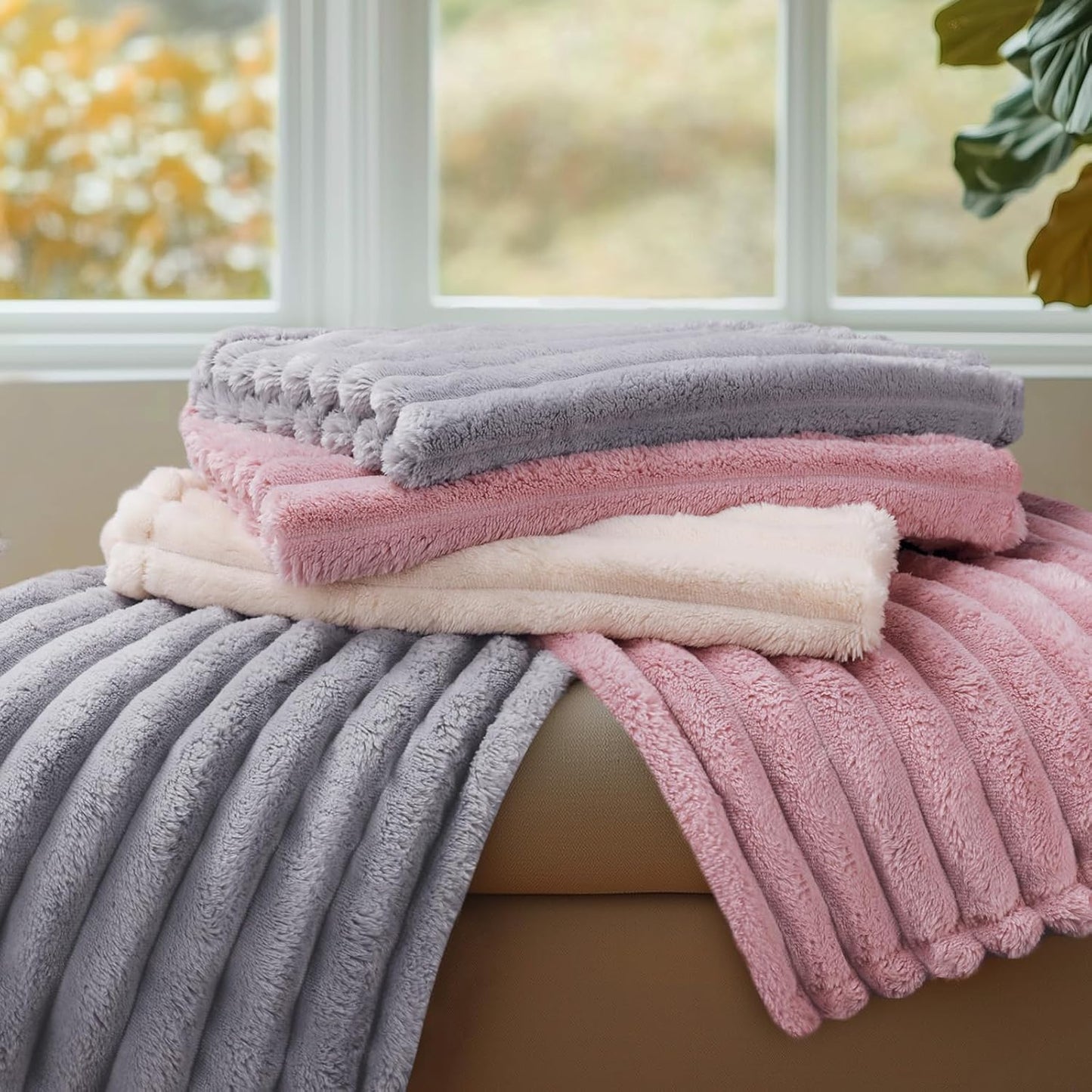 3 Pack Fleece Flannel Dog Cat Blankets
