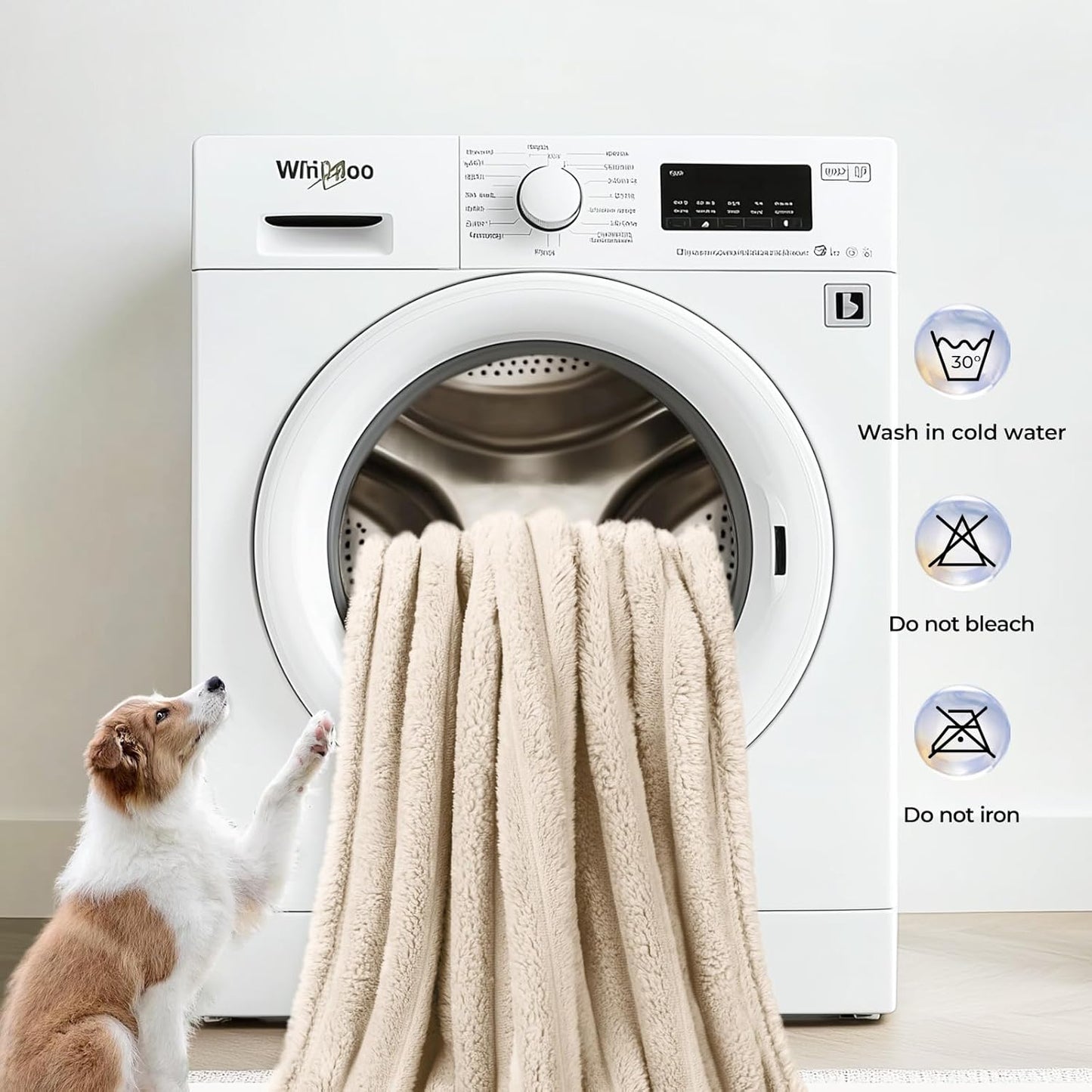 3 Pack Fleece Flannel Dog Cat Blankets