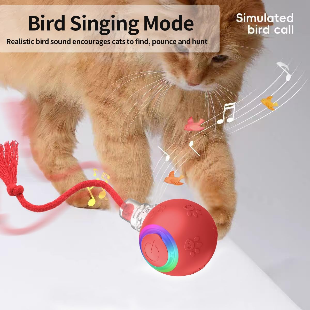 Automatic Rolling Ball Cat Toy