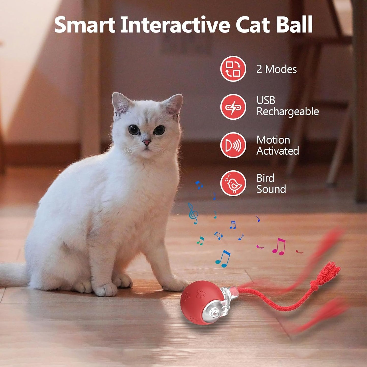 Automatic Rolling Ball Cat Toy