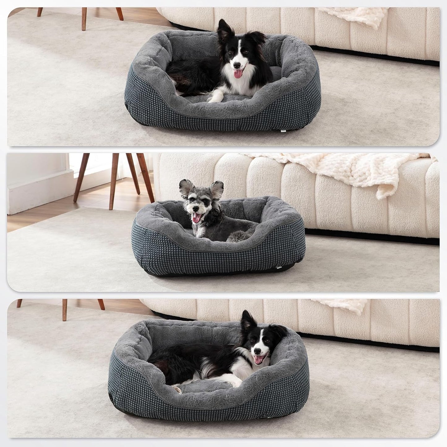 Ultrasoft Calming Puppy Bolster Bed