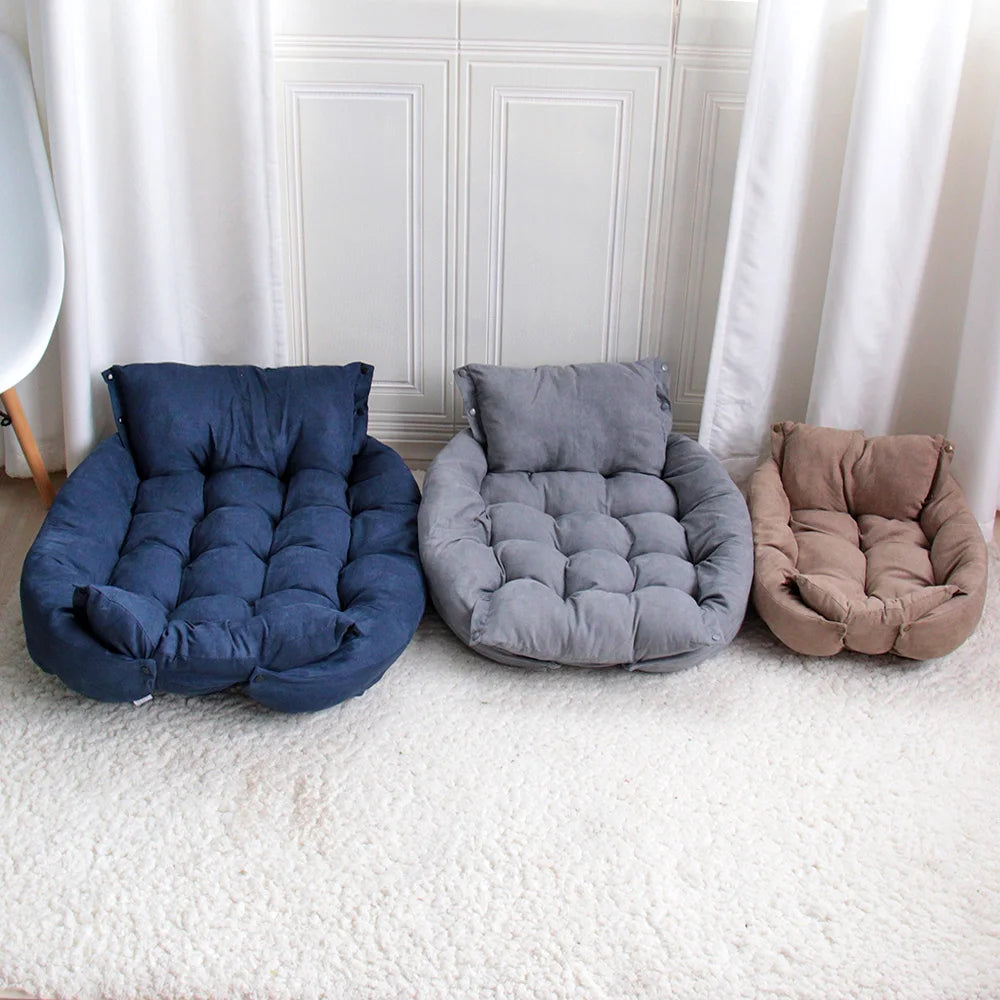 3 in 1 Pet Cozy Nest Bolster Bed