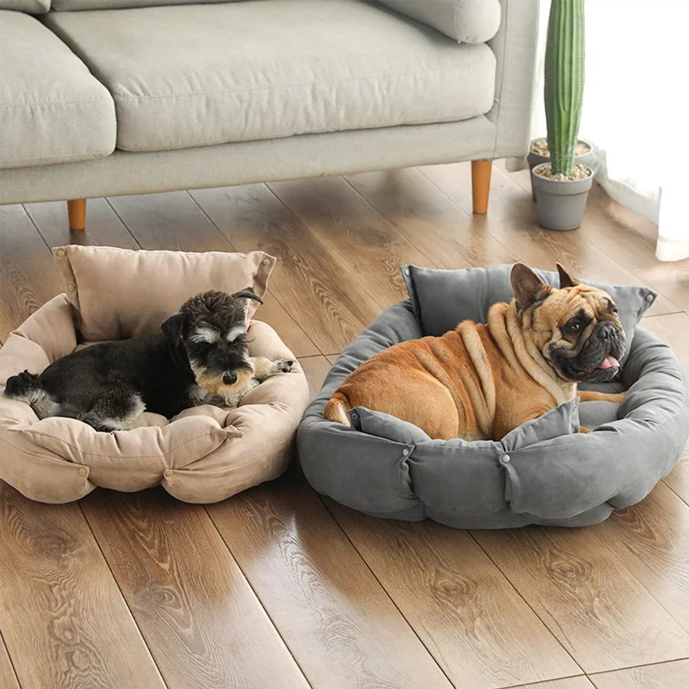 3 in 1 Pet Cozy Nest Bolster Bed