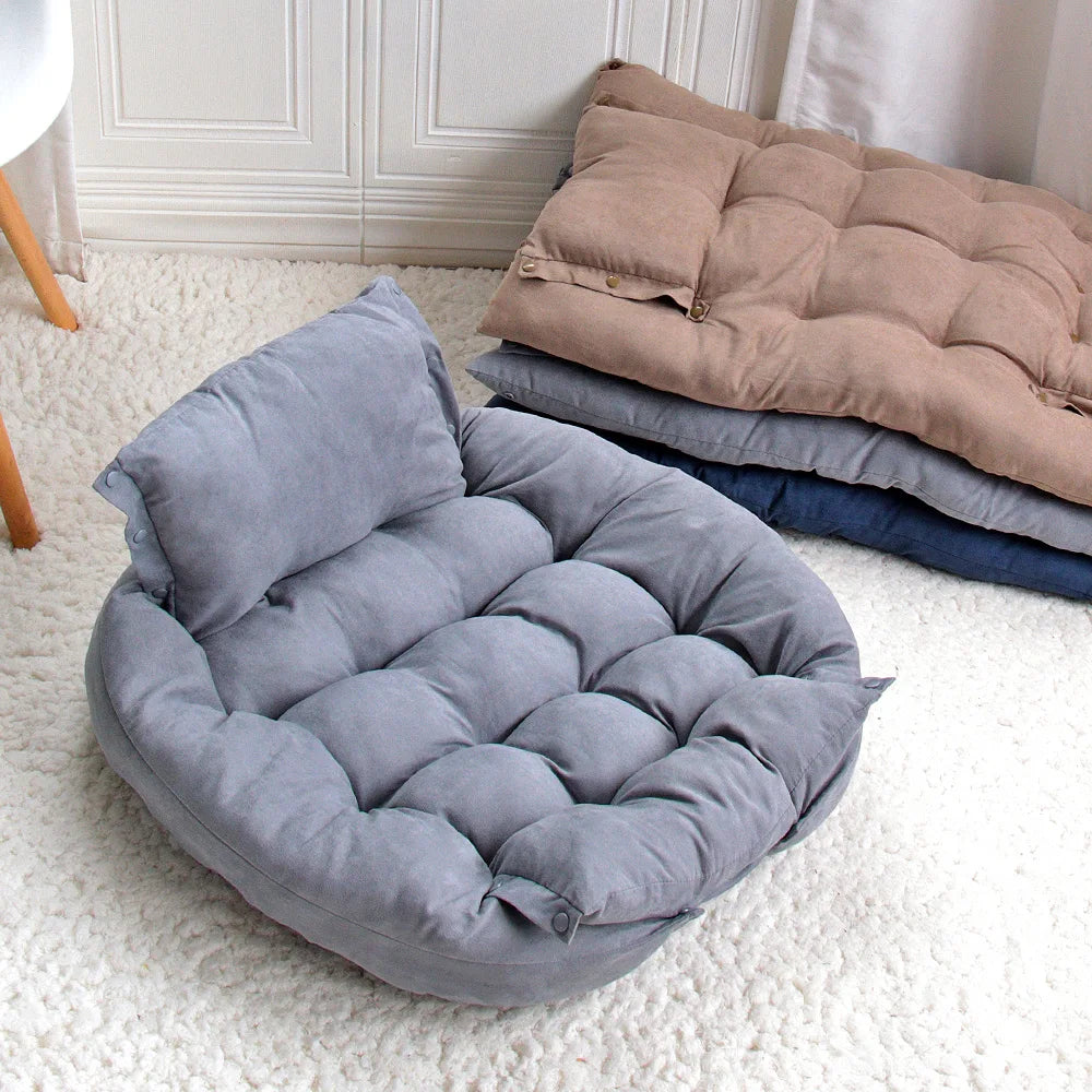 3 in 1 Pet Cozy Nest Bolster Bed