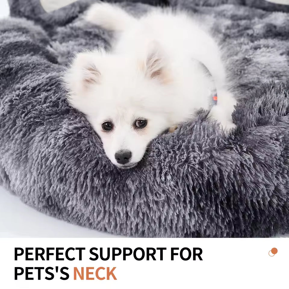 Cozy Paw Shape Bolster Bed