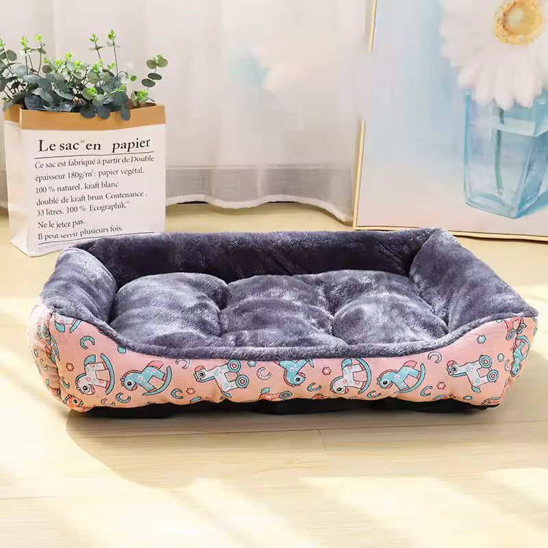 Pattern Design Square Bolster Bed