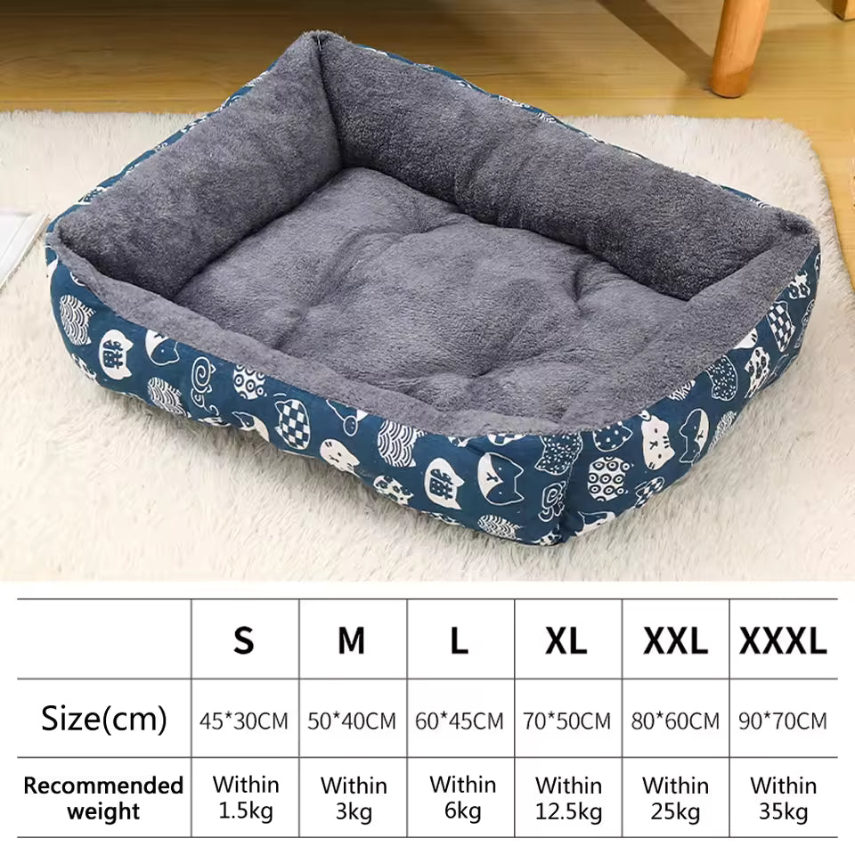Pattern Design Square Bolster Bed