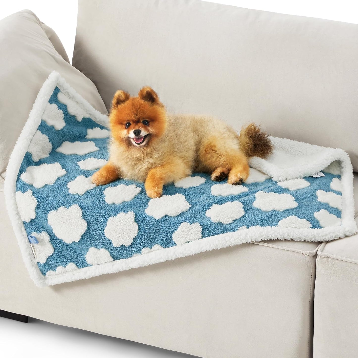 Soft Sherpa Fleece Waterproof Dog Blanket