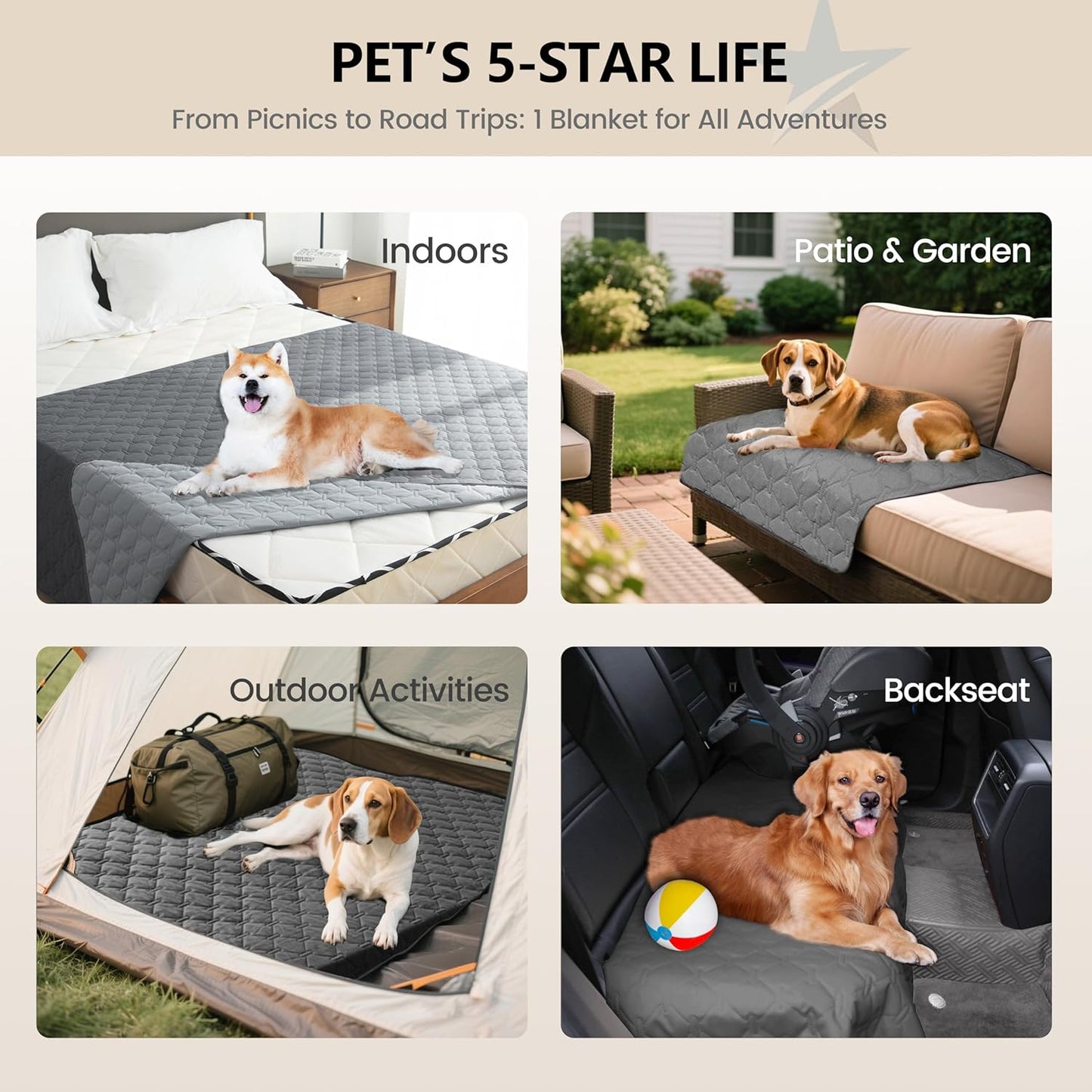 3X Stronger Waterproof Pet Mat Cover
