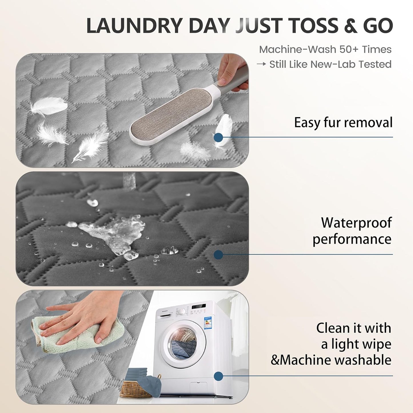 3X Stronger Waterproof Pet Mat Cover