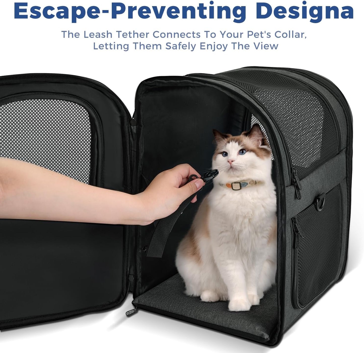 4-18lb Pets Ventilated Carrier Backpack