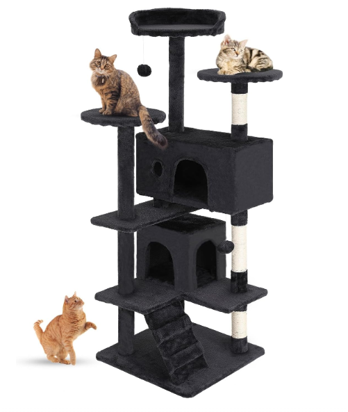 54" Multi-Level Cat Tree Tower