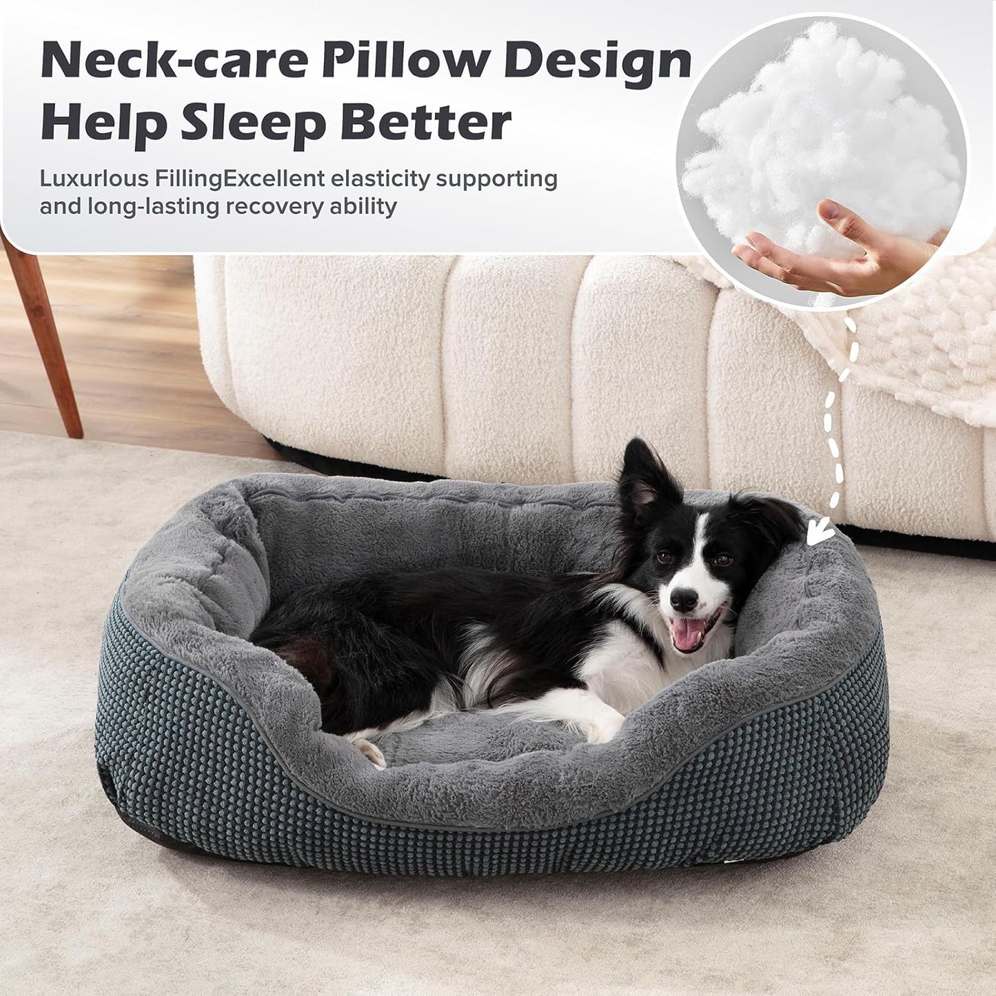 Ultrasoft Calming Puppy Bolster Bed