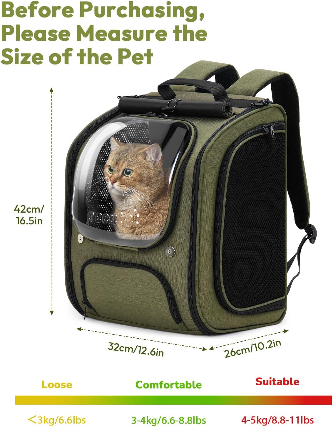 Breathable Bubble Backpack Pet Carrier