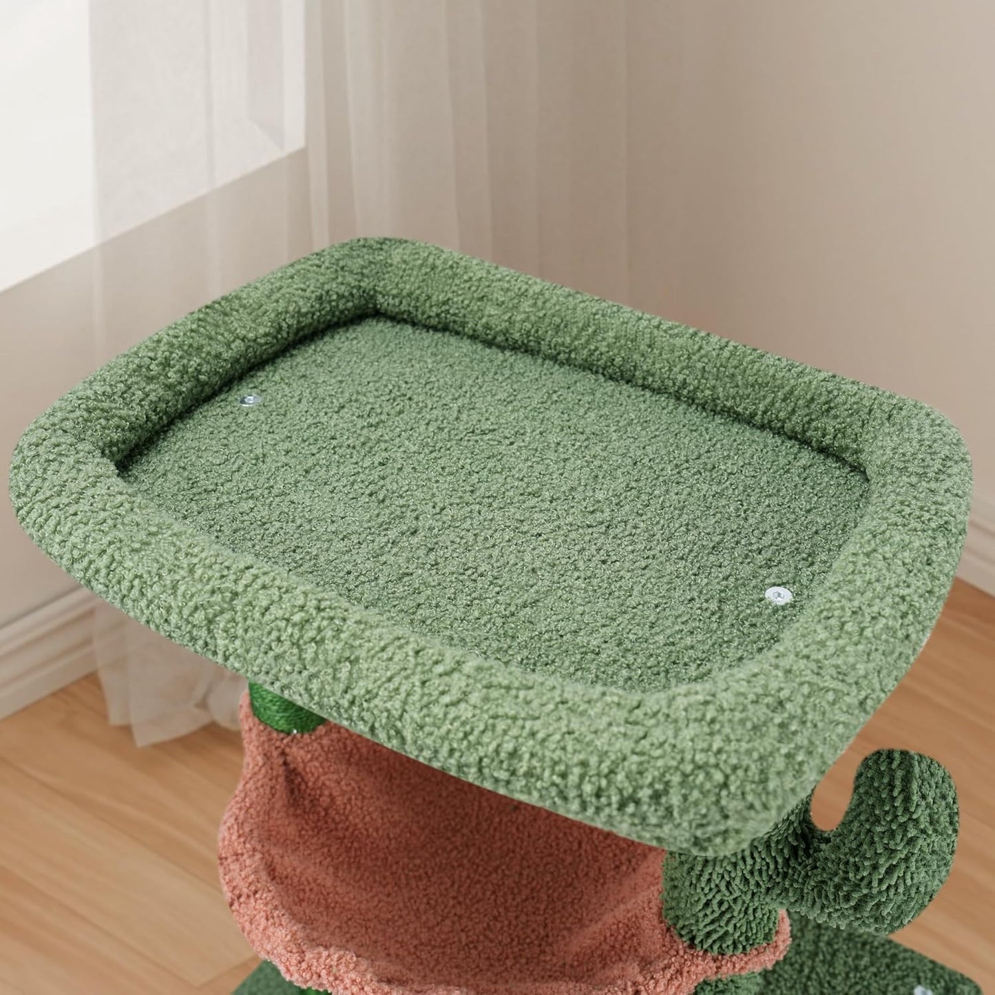 Cactus Cat Tree Tower with Twin Condo