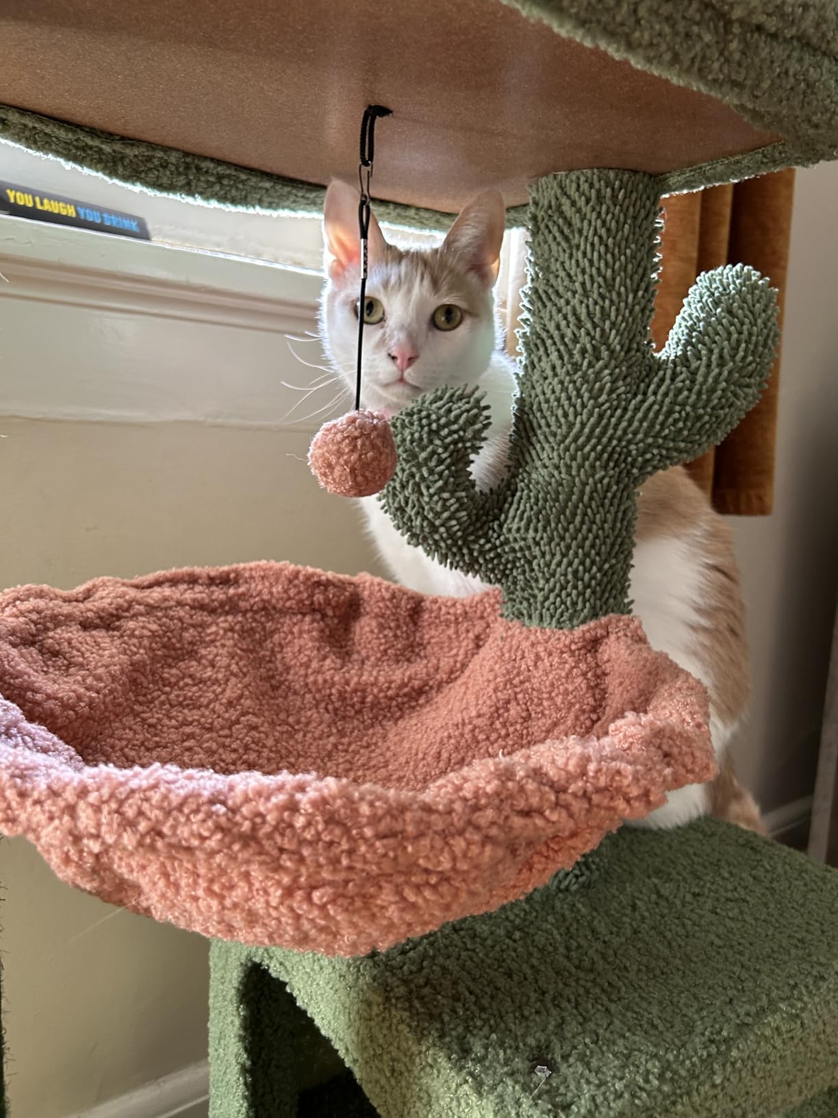 Cactus Cat Tree Tower with Twin Condo