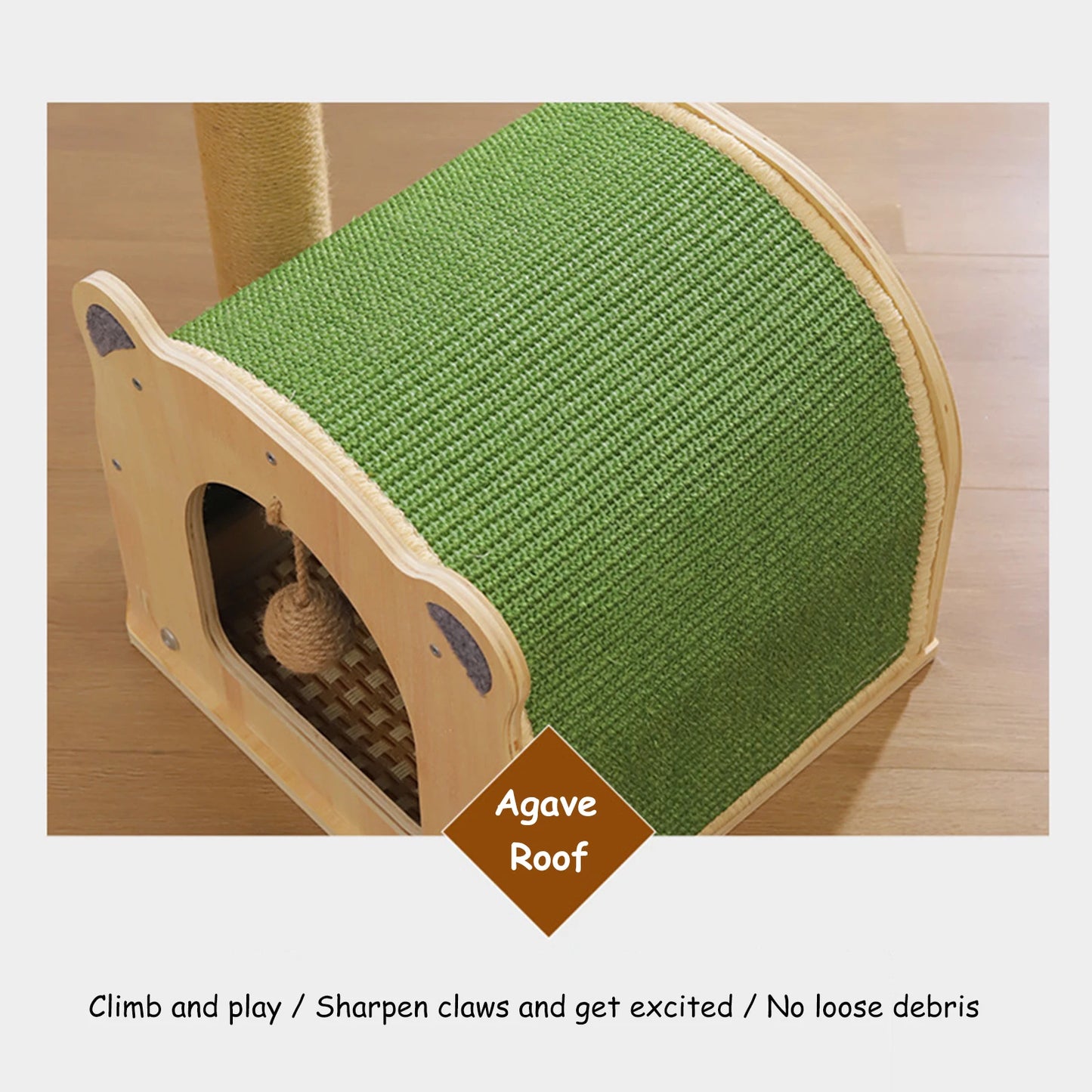 Cat Coconut Tree Sisal Scratch Post