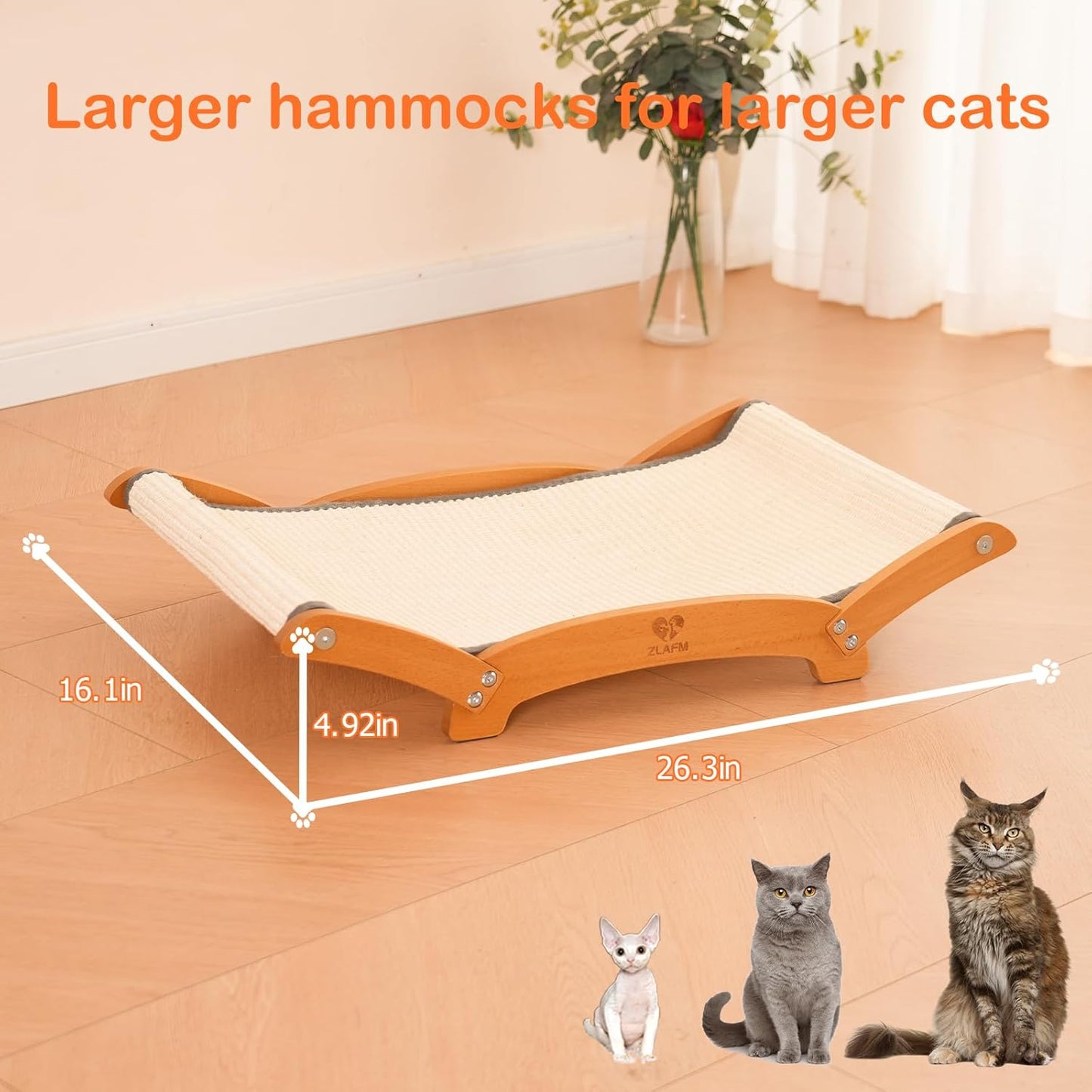 Cat Scratching Post Hammock