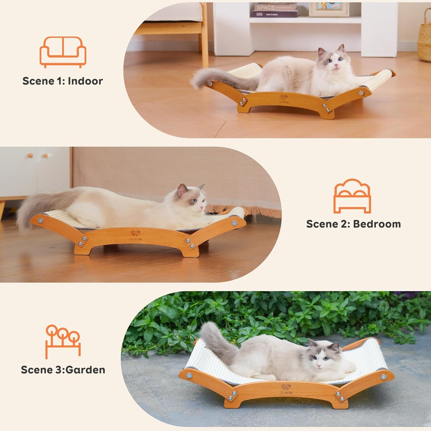 Cat Scratching Post Hammock