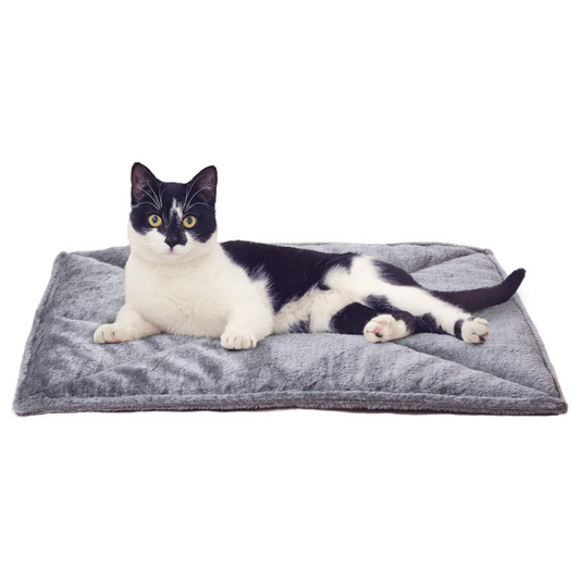 Self-Warming Cat Dog Quilted Pillow Bed