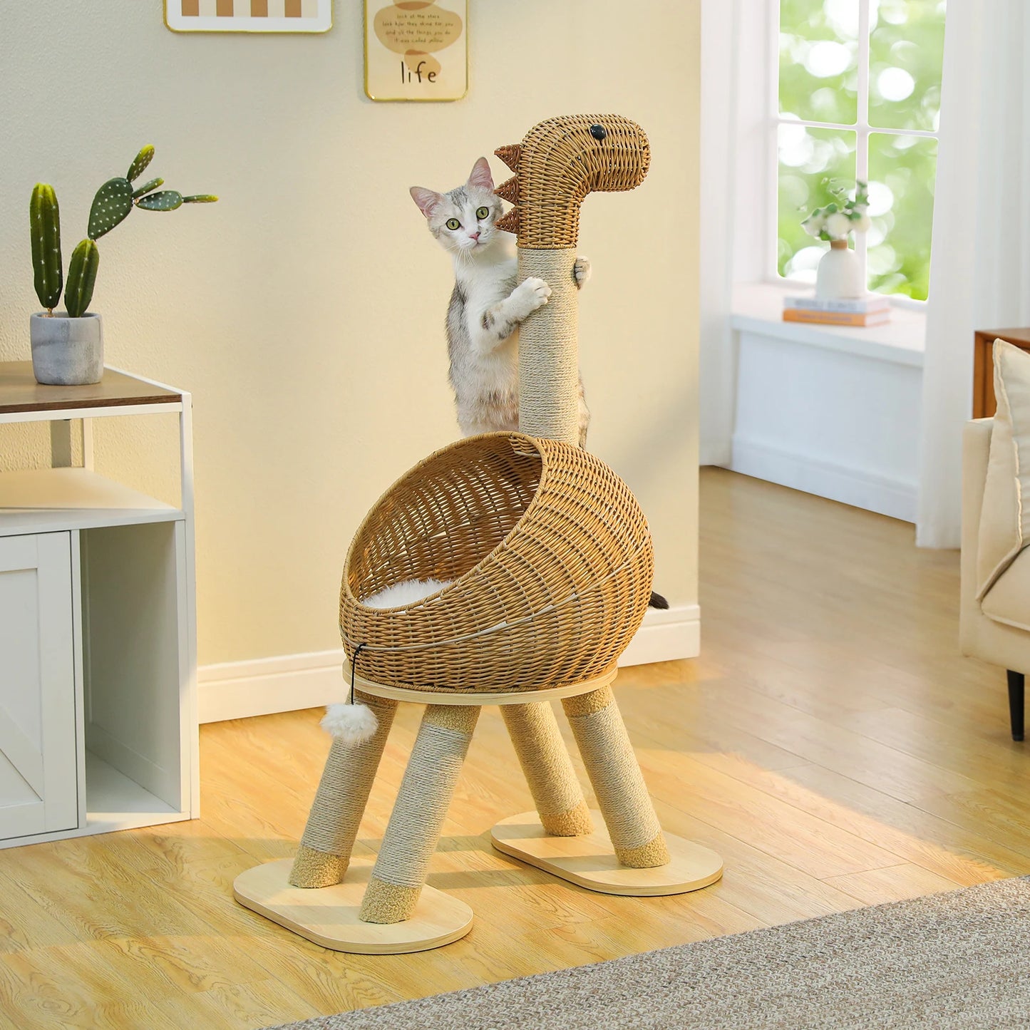 Dinosaur Cat Tree Condo