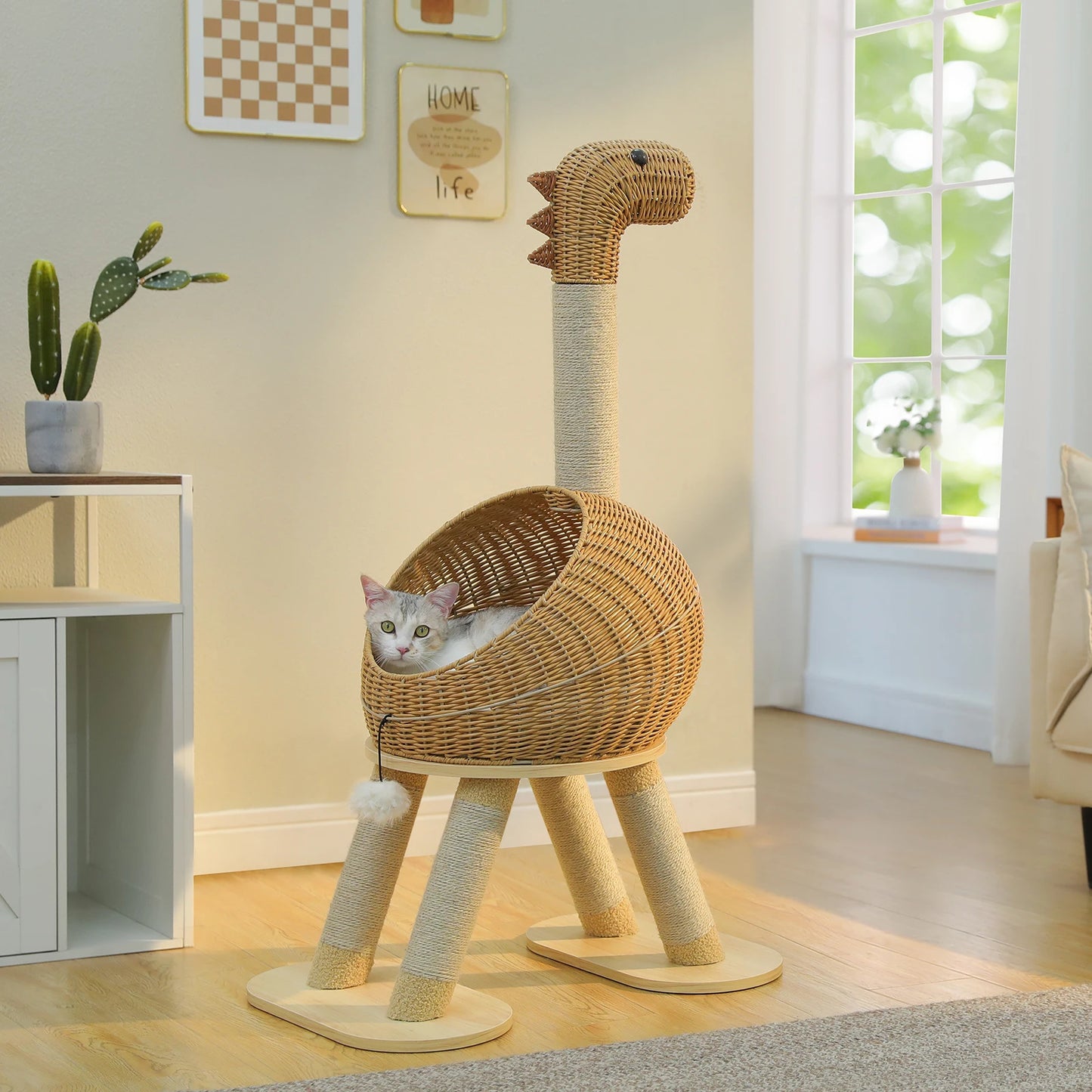 Dinosaur Cat Tree Condo