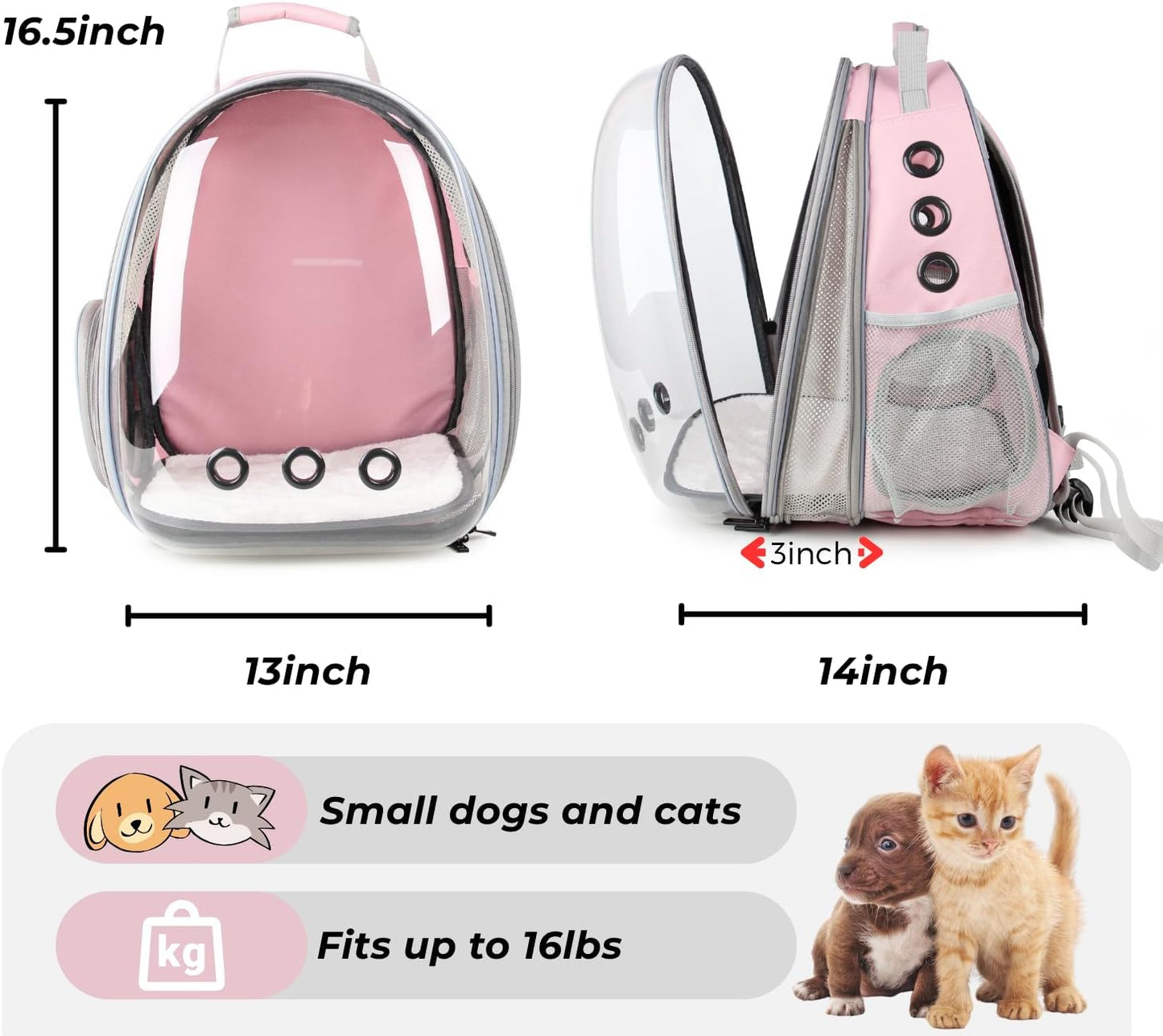 Expandable Bubble Pet Carrier