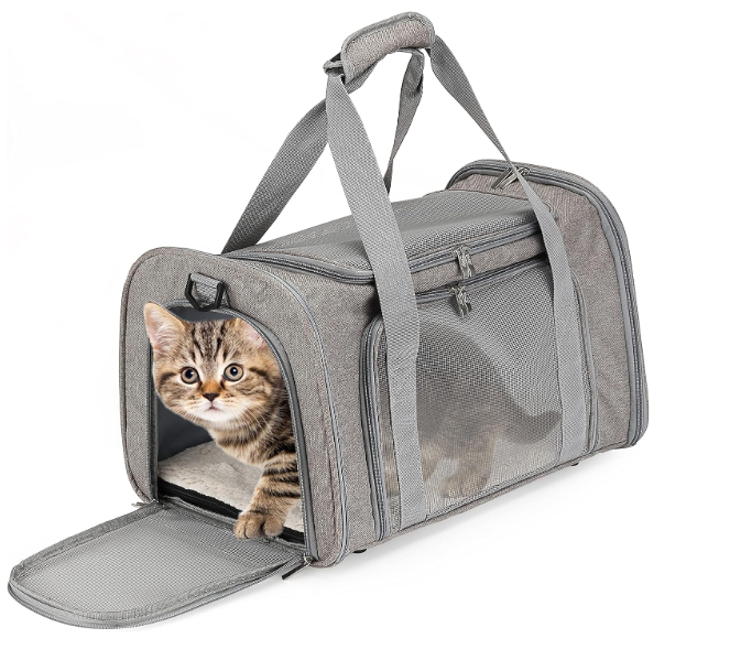 Grey Duffle Pet Carrier