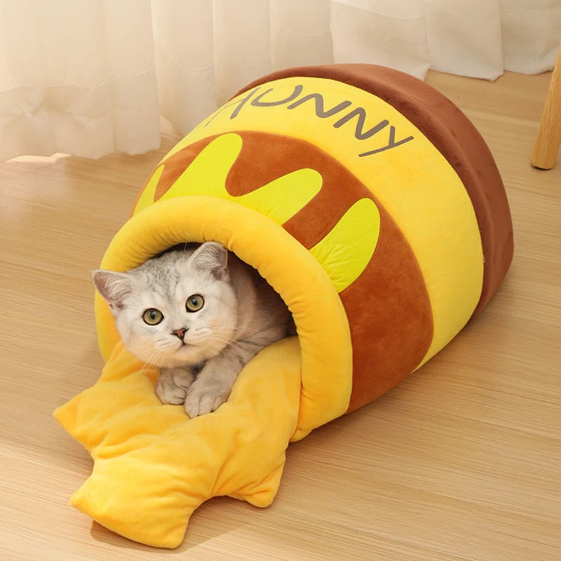 Honey Jar Cat Nest