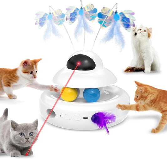 Motion Activated Fluttering Butterfly Cat Toy
