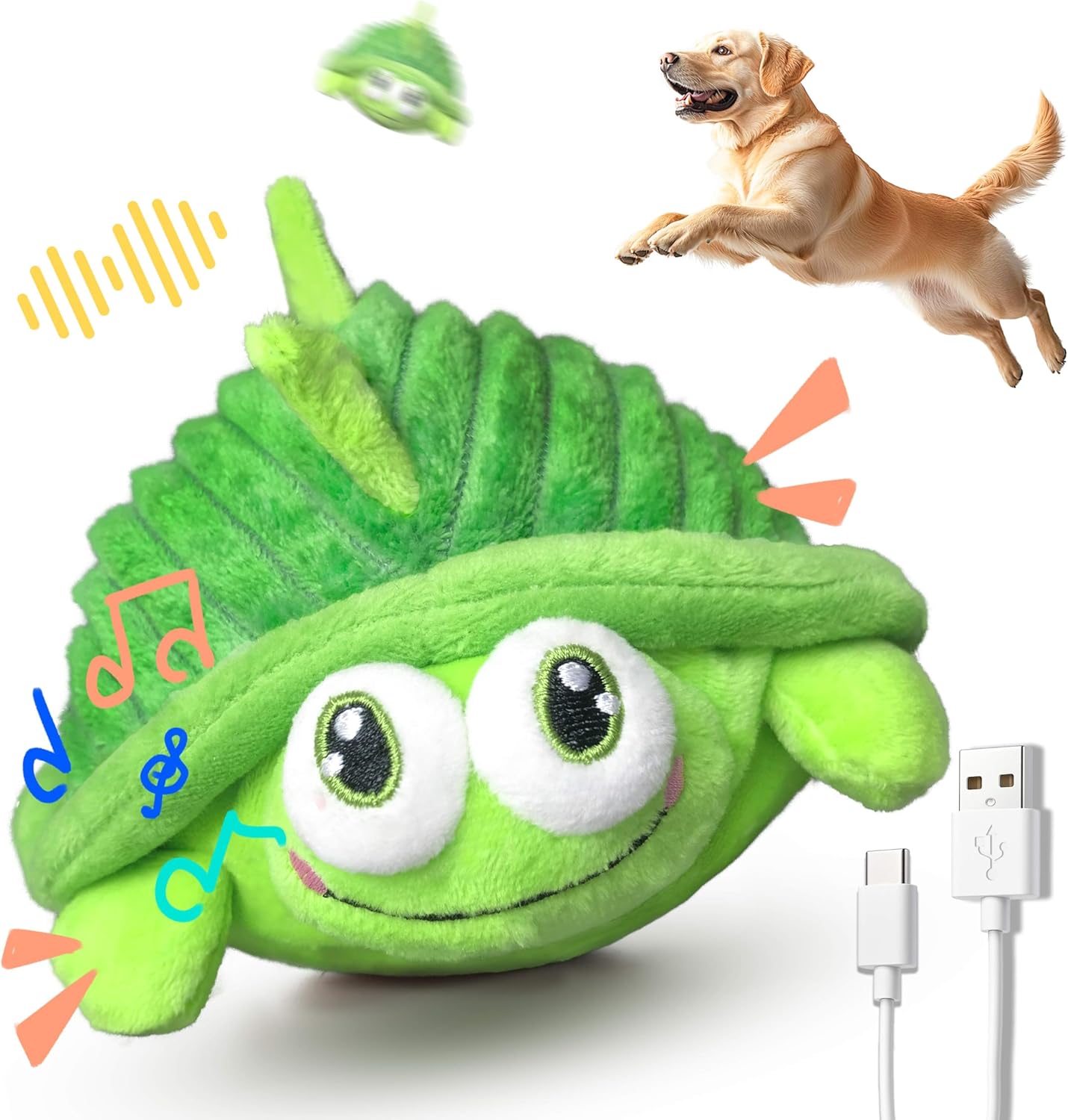 Moving Turtle Plush Chew Dog Toy