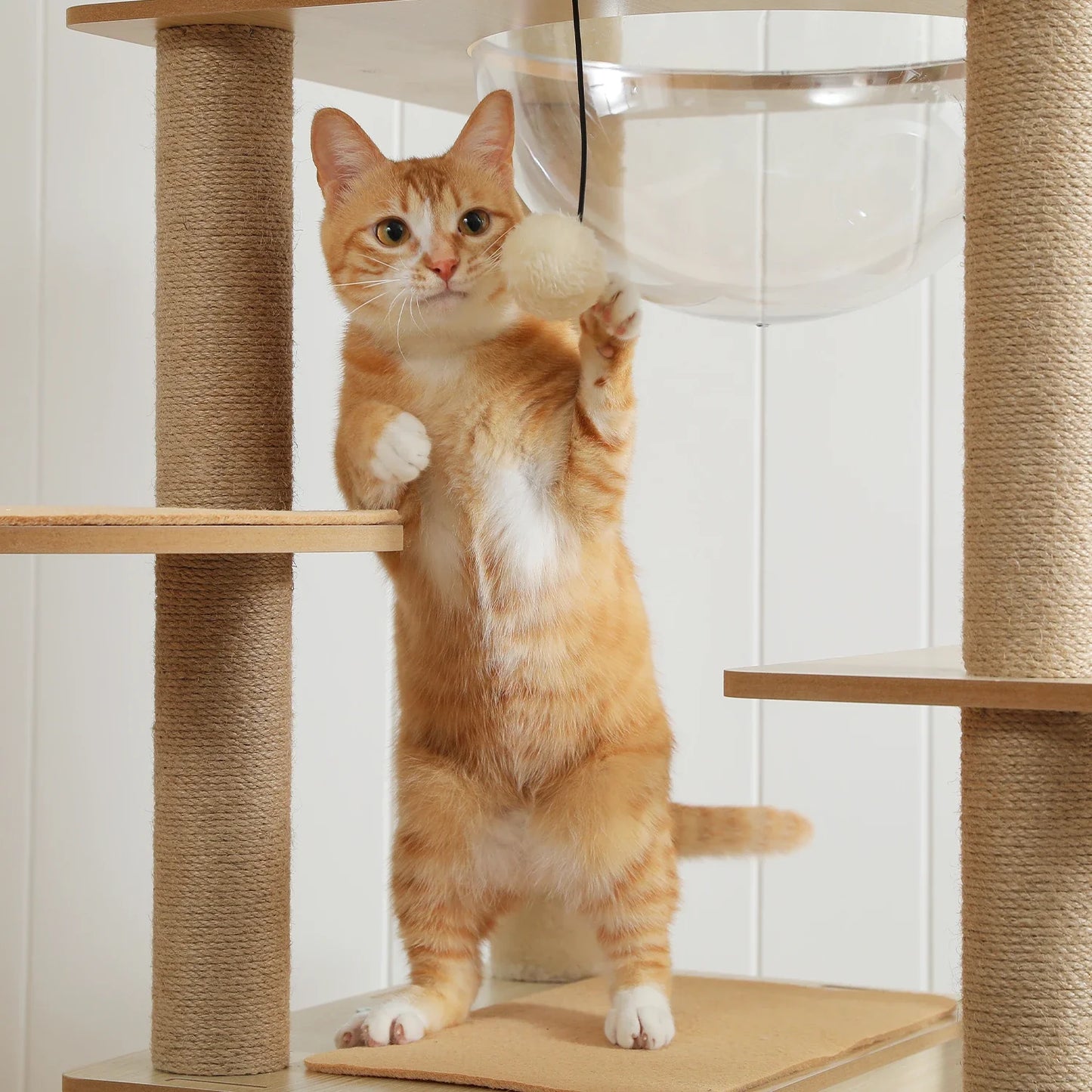 Multi-Level Cat Wooden Tree Condo