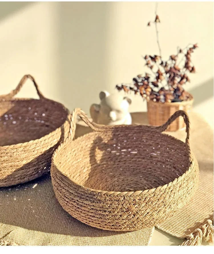 Pure Handwoven Rattan Cat Basket