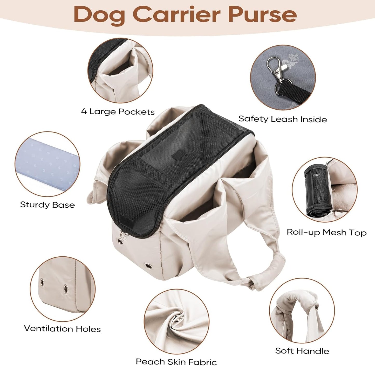 Purse Shape Foldable Pet Carrier