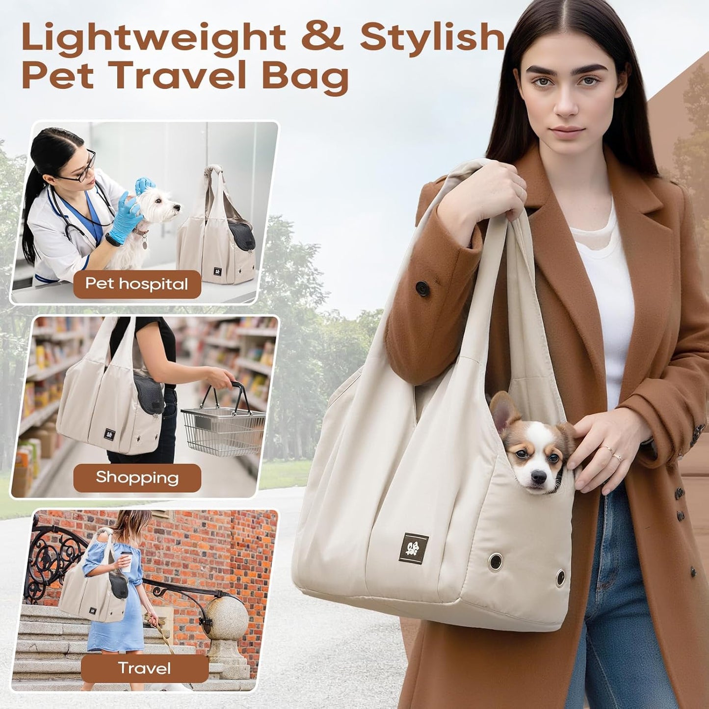 Purse Shape Foldable Pet Carrier