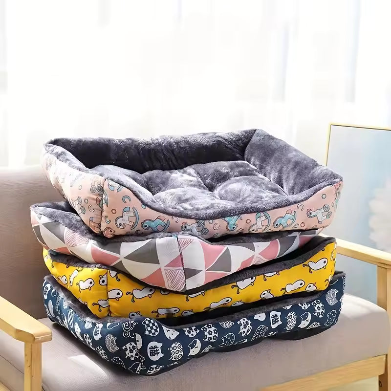 Pattern Design Square Bolster Bed