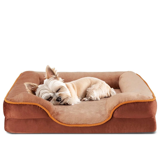 Memory Foam Dog Bolster Bed
