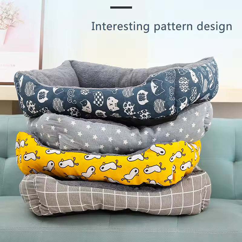 Pattern Design Square Bolster Bed