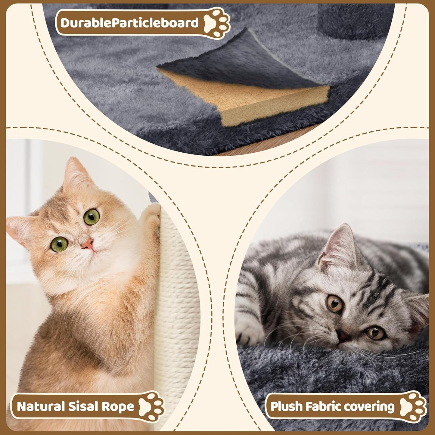 Soft Perch Cozy Cat Tree Condo