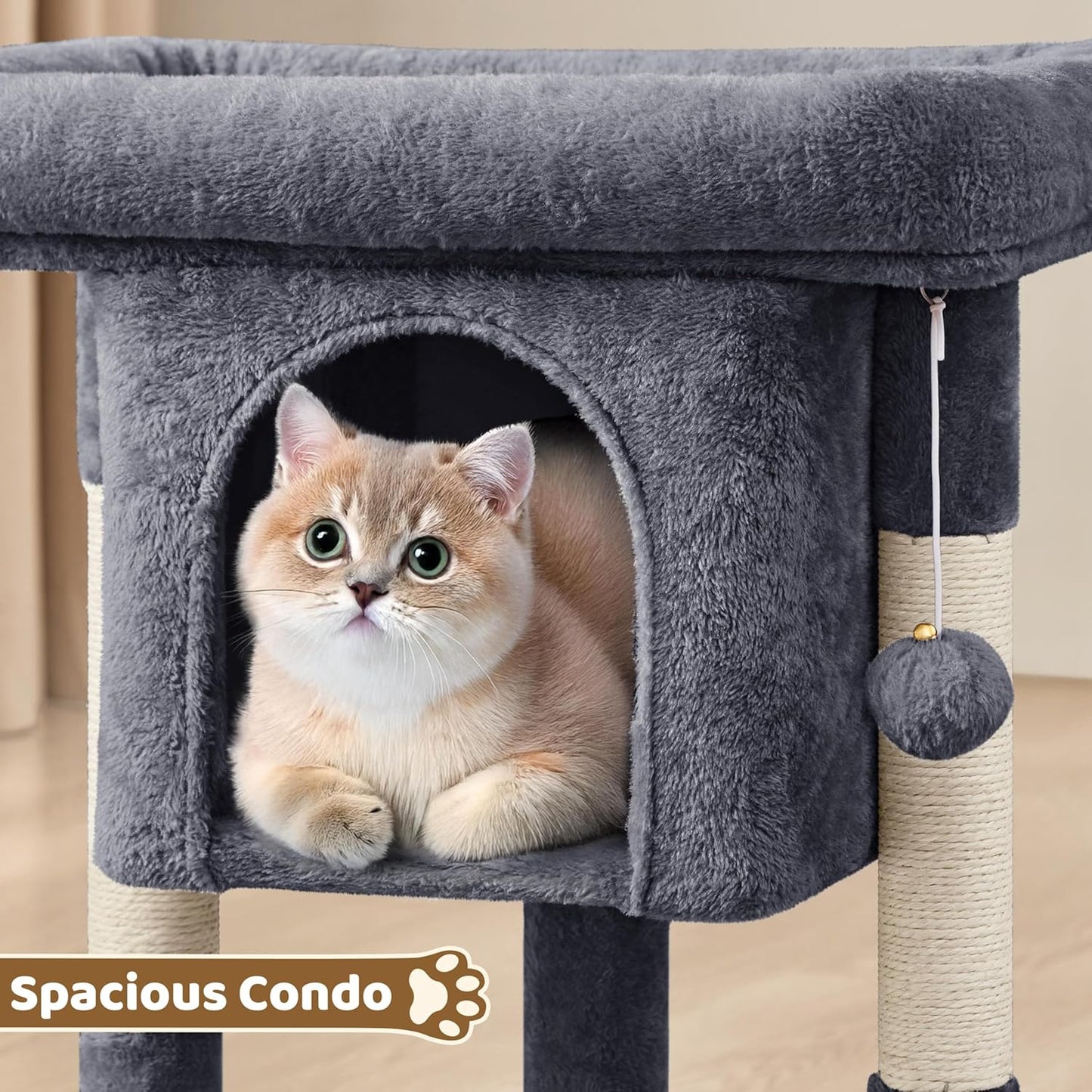 Soft Perch Cozy Cat Tree Condo