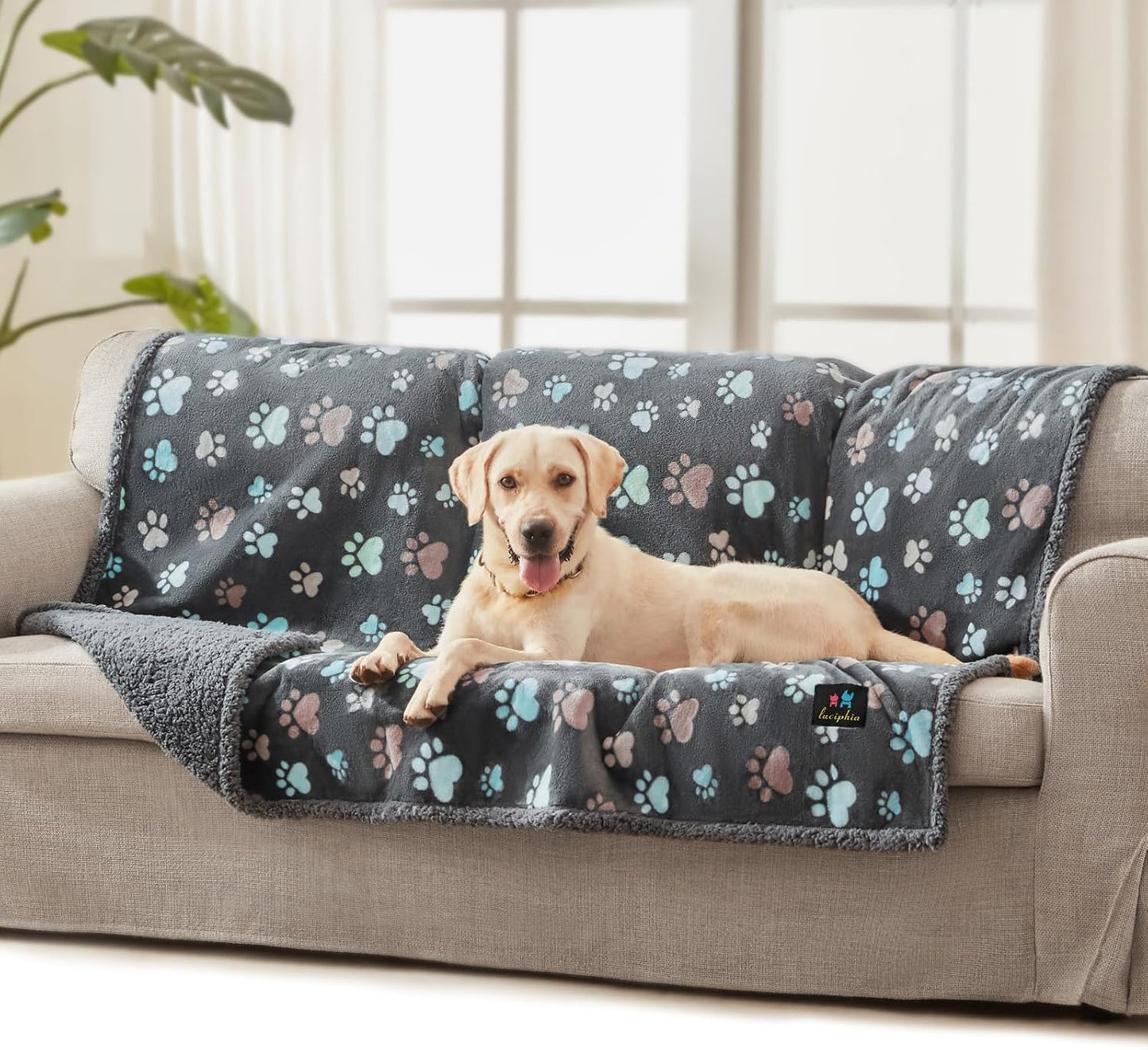 Soft Fluff Pet Reversible Blanket