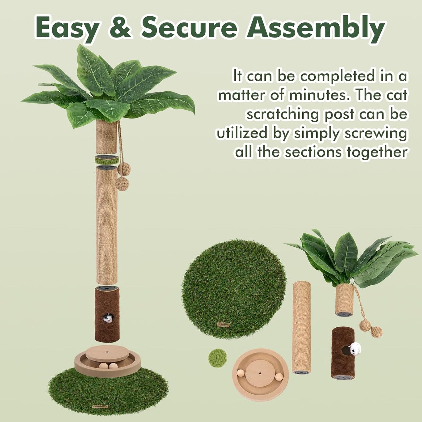 Tall Cat Scratching Tree Tower