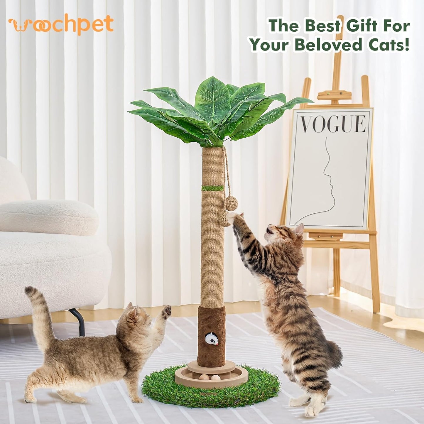 Tall Cat Scratching Tree Tower